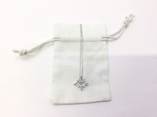 cadena plata 925mm con piedra con circonita 19 2.5cm