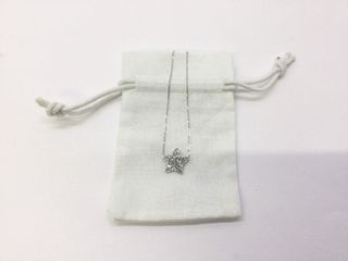 cadena plata 925mm con piedra con circonita 19 2.5cm