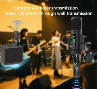 Adaptador Micrófono Inalámbrico XLR 2.4GHz