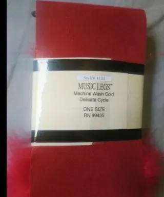 Medias sexy rojas con plumas