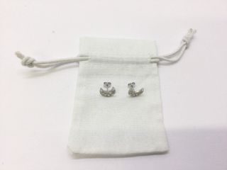 pendientes plata 925mm con piedra con circonita