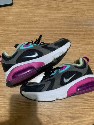 Nike Air Max 200 Azul Verde Morado