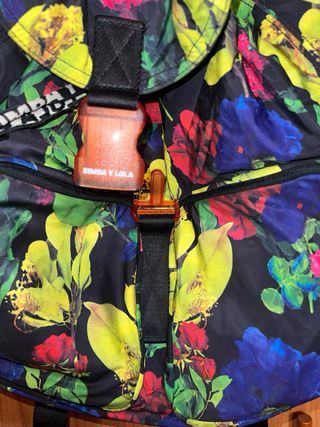 Mochila Bimba y Lola floral