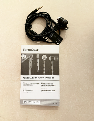 Auriculares de botón SilverCrest SKIR 32 B1