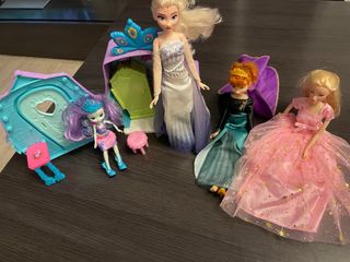Muñecas Frozen y Anna + otras