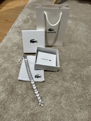 Pulsera Lacoste Plata