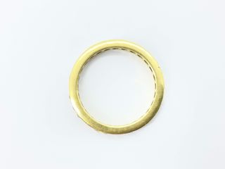 anillo oro 18k con piedra con circonita