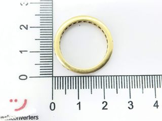 anillo oro 18k con piedra con circonita