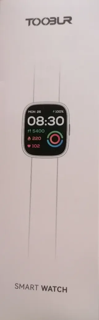 Reloj Inteligente Toobur Unisex Negro