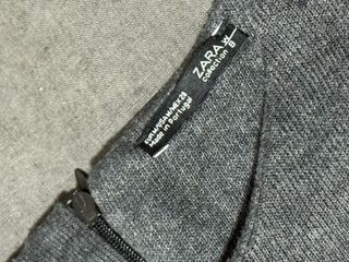 Vestido Zara gris manga larga