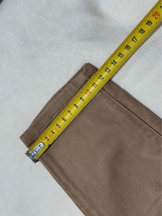 Pantalón Massimo Dutti Algodón Marrón