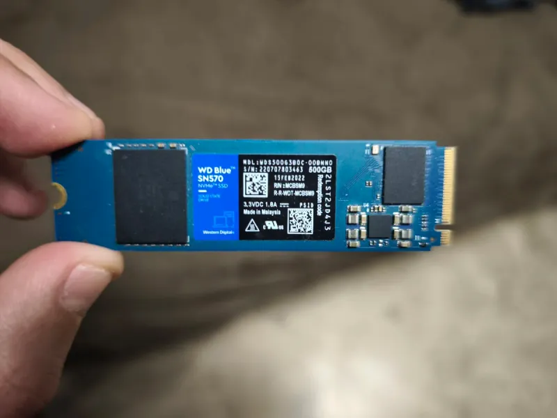 SSD NVMe M.2 WD Blue SN570 500GB