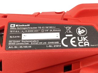 taladro a bateria einhell te-ci 18/160