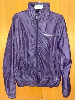 Chaqueta Polinesia Hombre Morada Impermeable