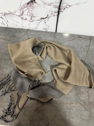 Bufanda Adolfo Domínguez Gris y Beige