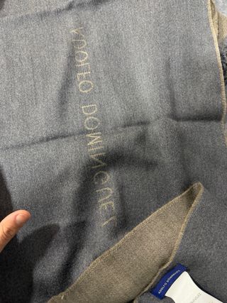 Bufanda Adolfo Domínguez Gris y Beige