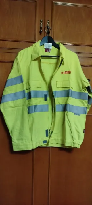 Chaqueta de trabajo alta visibilidad reflectante