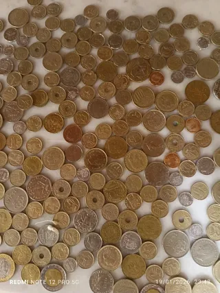 Lote Cientos Monedas Colección