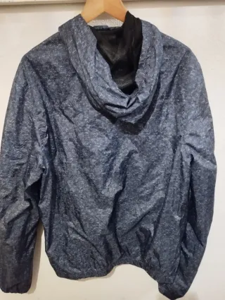 Chubasquero Adidas Gris y Negro