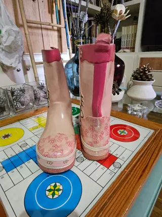 Botas de agua Hello Kitty rosas