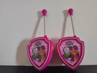 Walkie Talkie Patrulla Canina Rosa