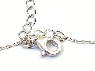 collar plata 925mm con piedra con circonita 19 5cm