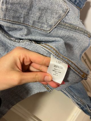 Chaqueta tejana corta