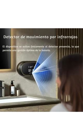 Dispensador Jabón Automático Sensor Oro Blanco