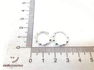 argollas plata 925mm