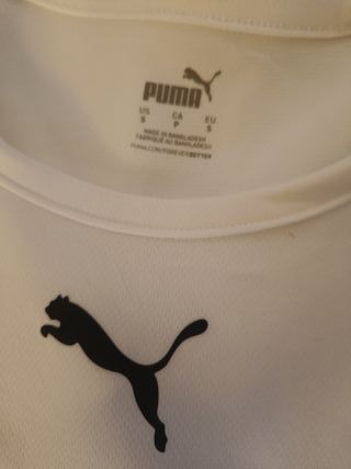 Camiseta deportiva Puma blanca