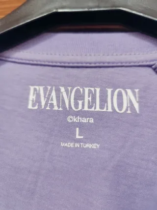 Camiseta Anime Evangelion Morada