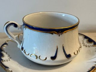 Taza y plato La Cartuja