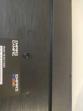 Teclado Gaming Empire Negro