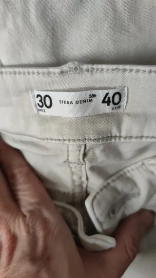 Vaqueros Sfera Mujer Talla L/40 Elásticos