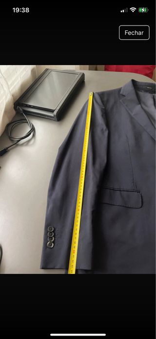 Traje Massimo Dutti Azul Marino Hombre