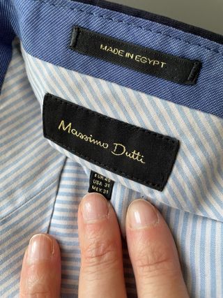Traje Massimo Dutti Azul Marino Hombre