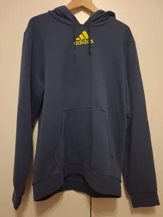 Sudadera Adidas Tennis Hombre Talla L Azul Marino