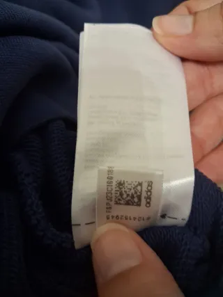 Sudadera Adidas Tennis Hombre Talla L Azul Marino