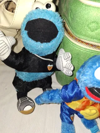 Lote 3 Peluches Barrio Sésamo Años 80