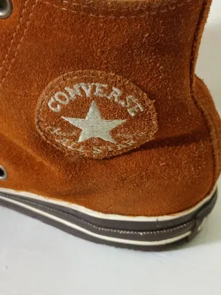 Converse Pelle Scamosciata Marrone