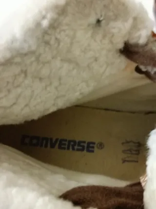 Converse Pelle Scamosciata Marrone