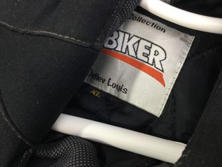 chaqueta motorista biker negra