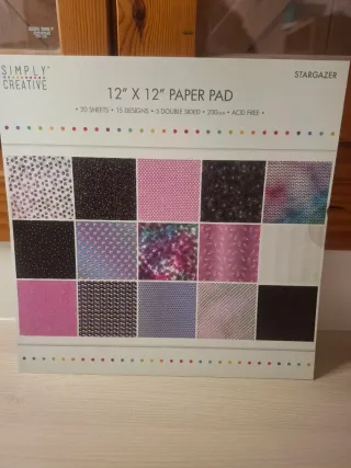 Pack Papel Scrapbooking 12x12 Stargazer