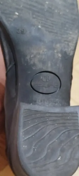 Botas altas piel negras talla 39