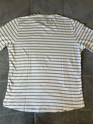 Camiseta Springfield Rayas Blancas y Negras