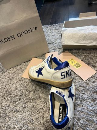 Golden Goose Sneakers Blancas y Azules