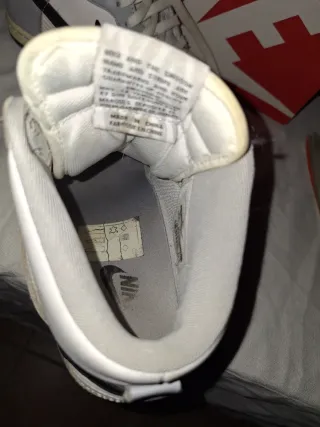 Nike Dunk High Wedge Grises Blancas