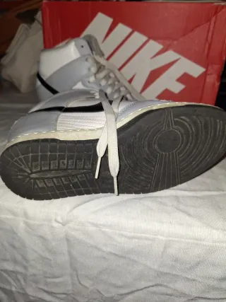 Nike Dunk High Wedge Grises Blancas