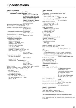 Receptor AV Onkyo TX-DS595 Negro/Plateado