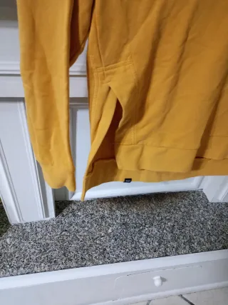 Felpa con cappuccio donna Puma gialla